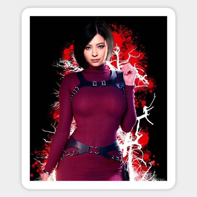 Ada Wong (RE4) Sticker by wenderinf